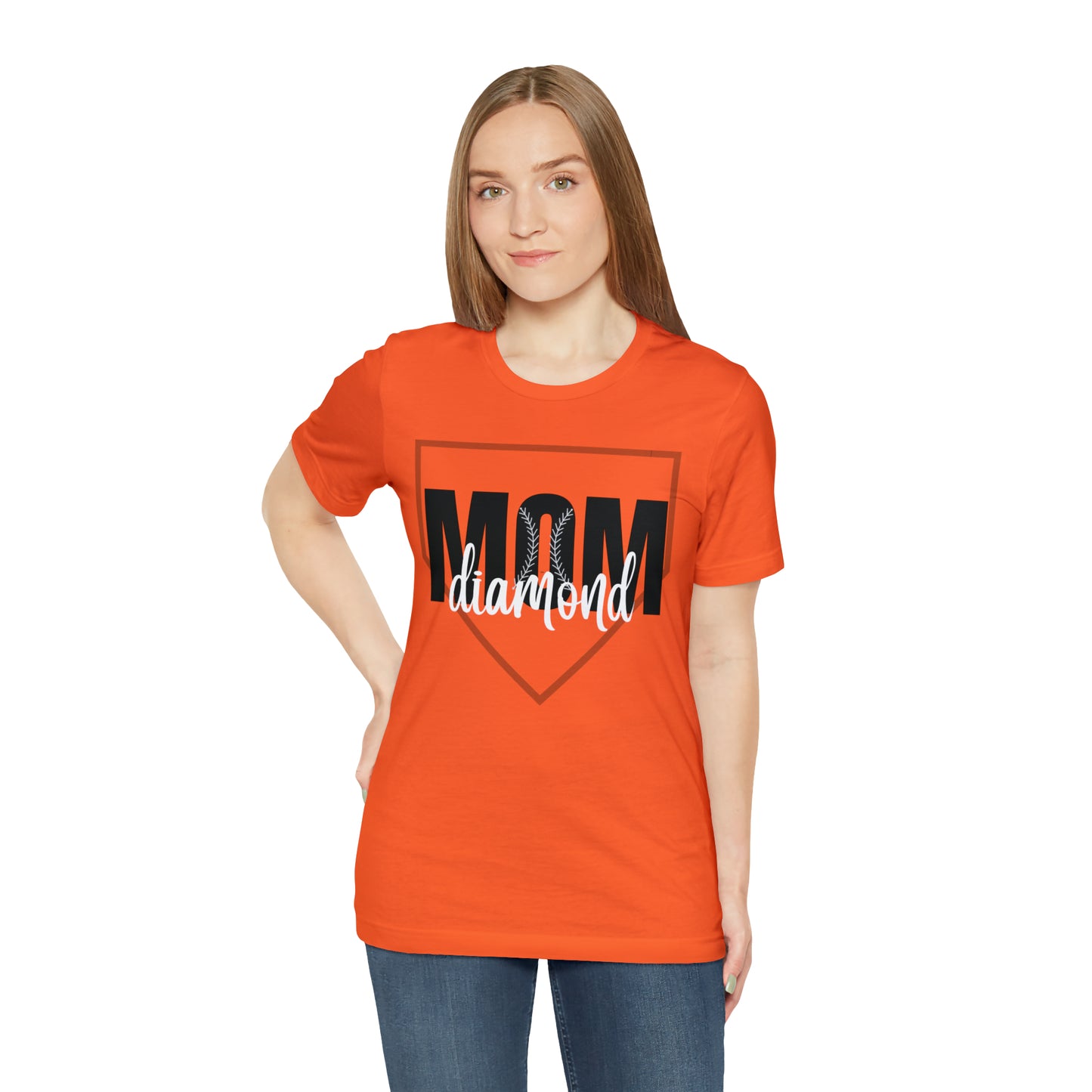 Diamond Mom Short Sleeve Tee