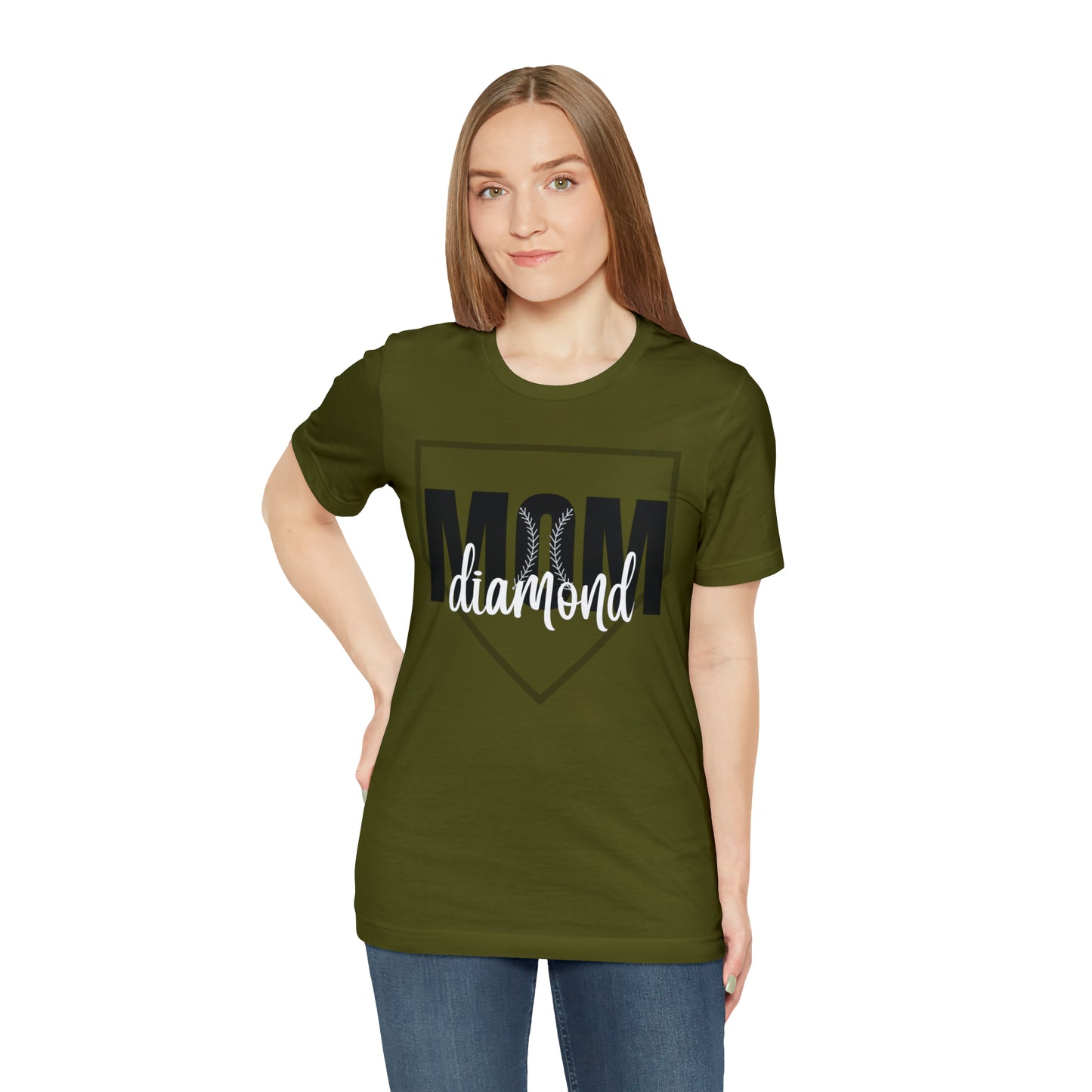 Diamond Mom Short Sleeve Tee