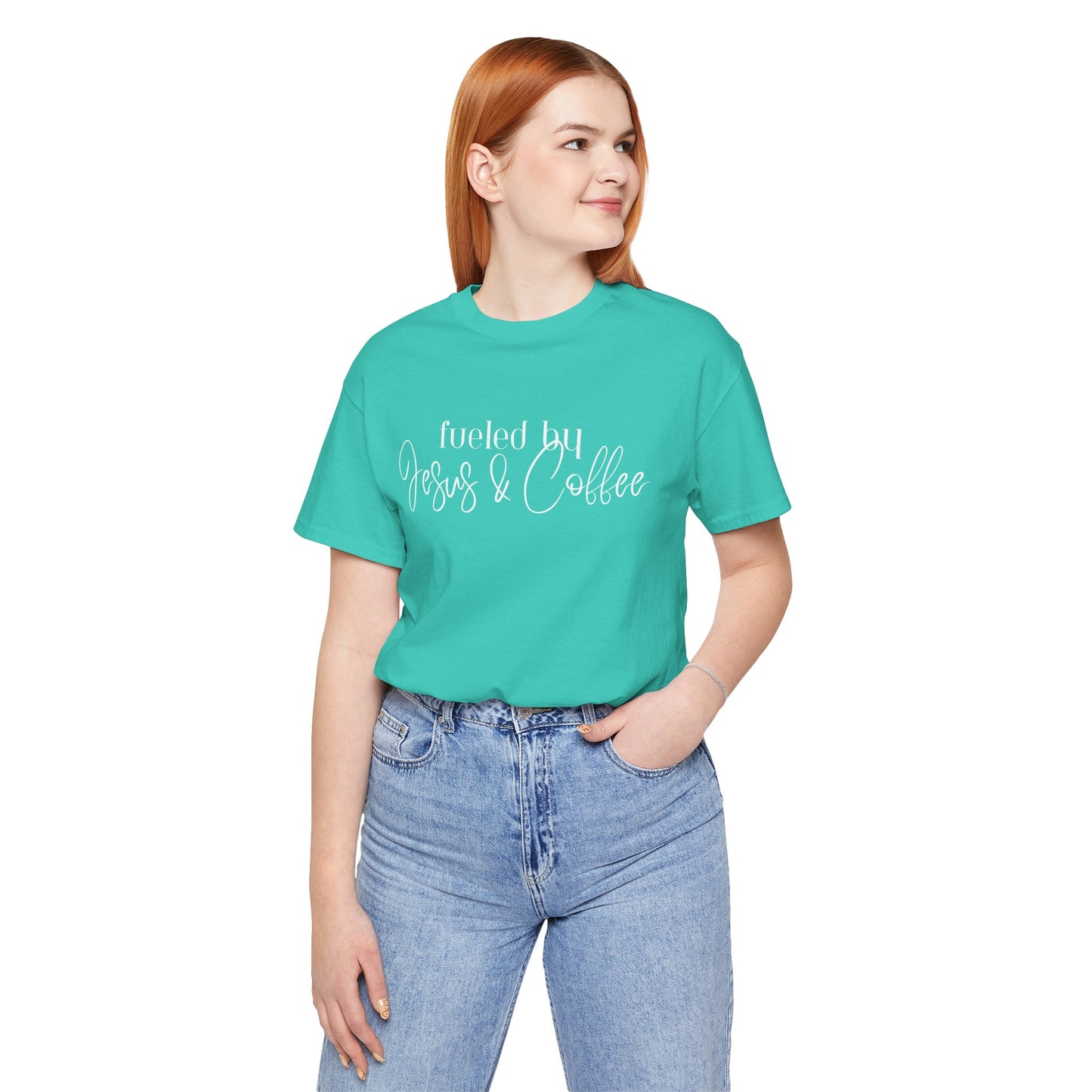 Fueled by Jesus & Coffee Bella + Canvas Tee