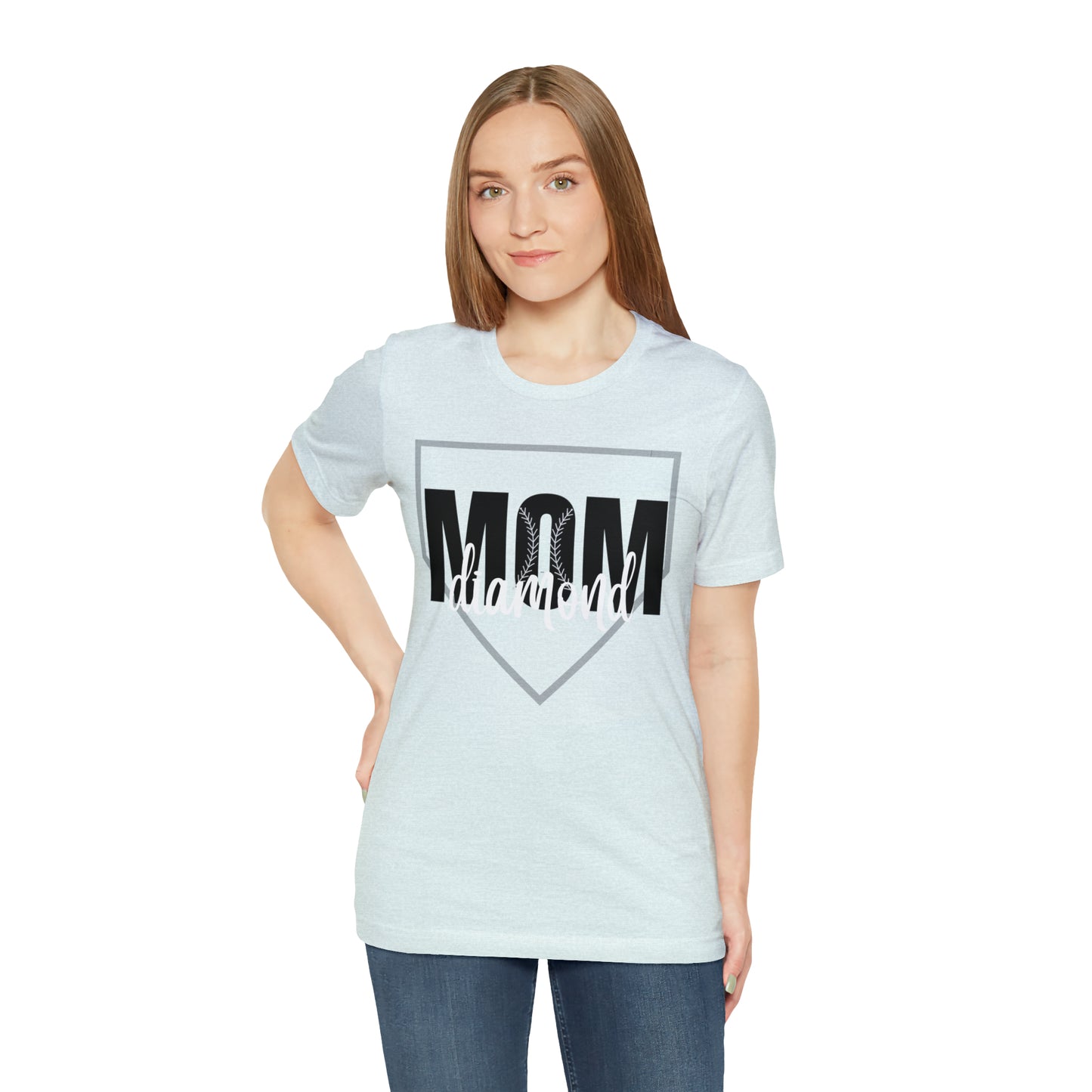 Diamond Mom Short Sleeve Tee