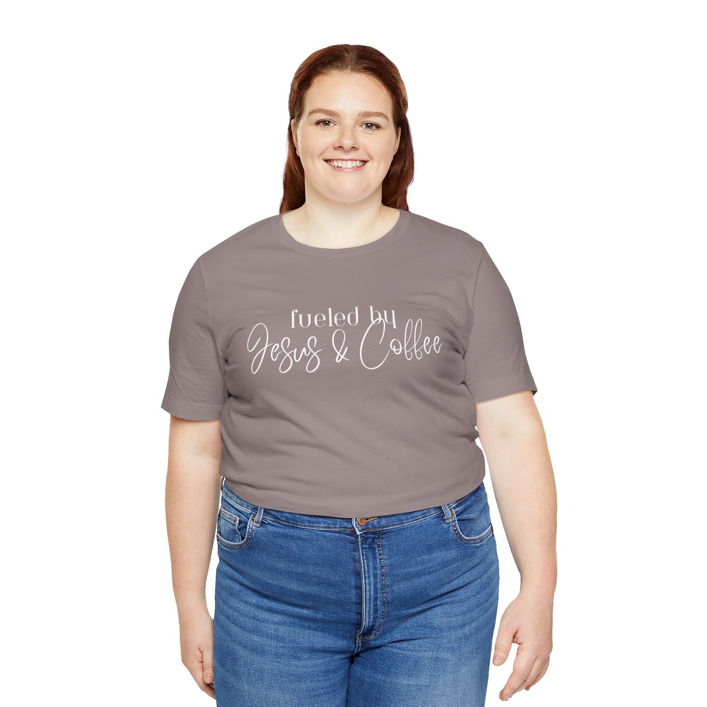 Fueled by Jesus & Coffee Bella + Canvas Tee