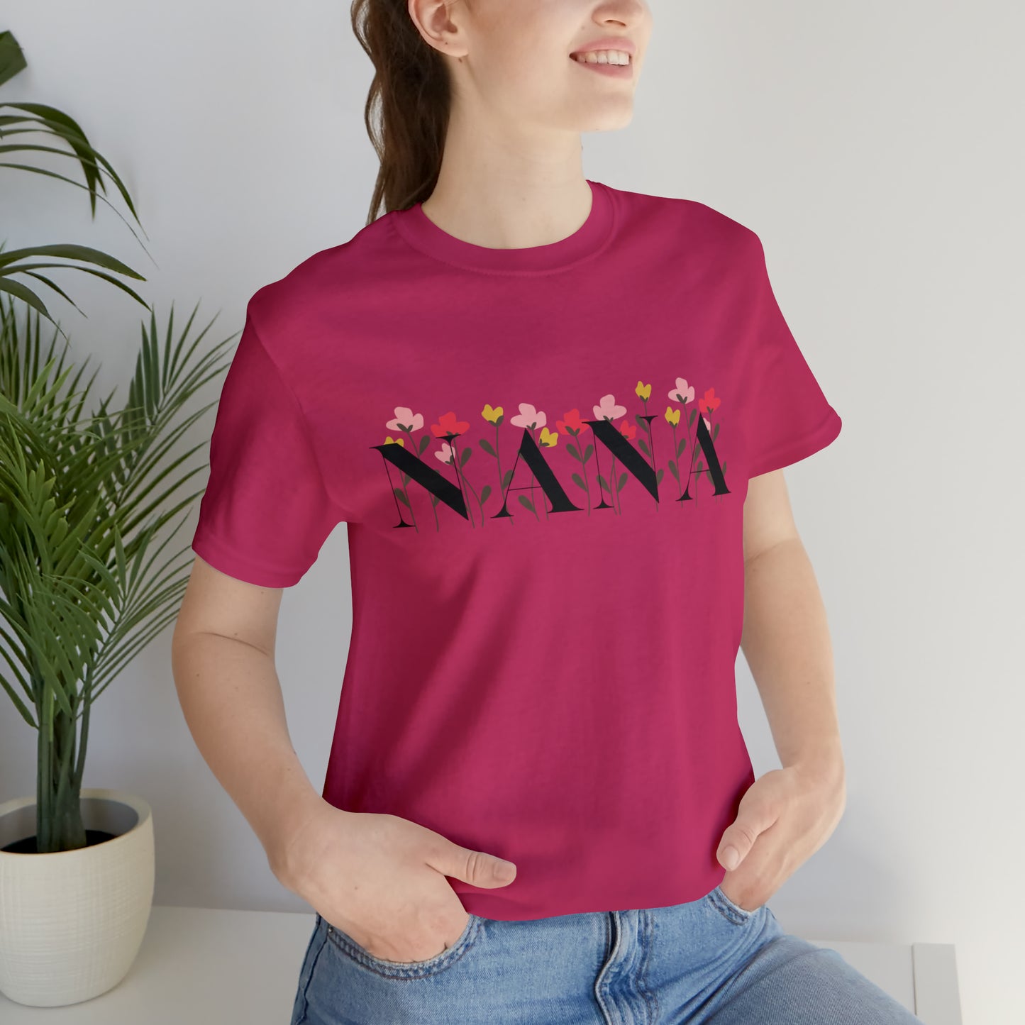 Nana floral Short Sleeve Tee