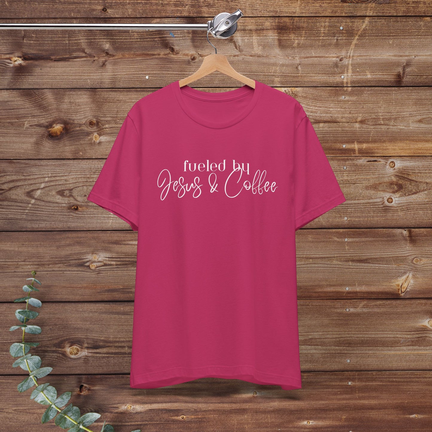 Fueled by Jesus & Coffee Bella + Canvas Tee