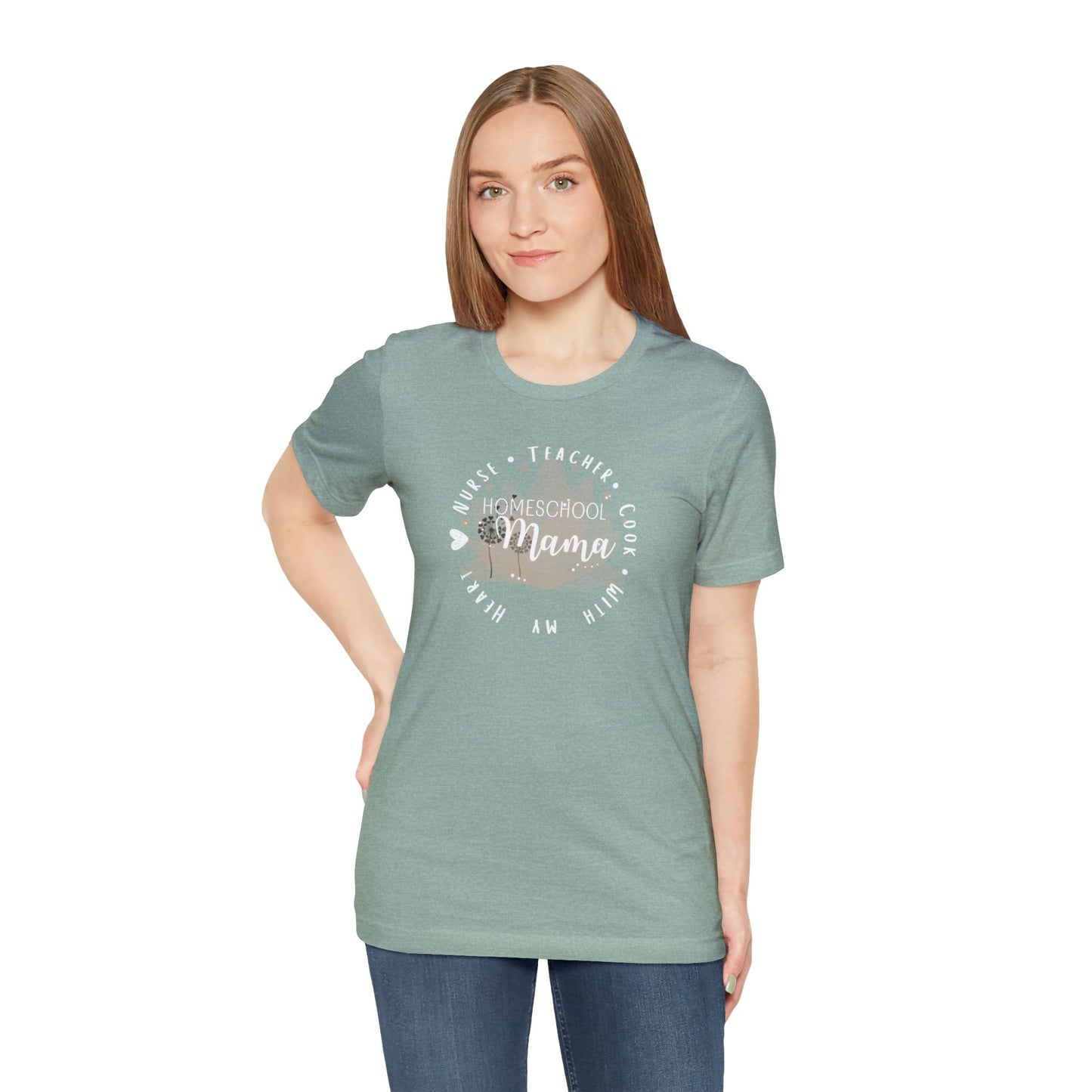 Homeschool Mama Short Sleeve Bella + Canvas Tee