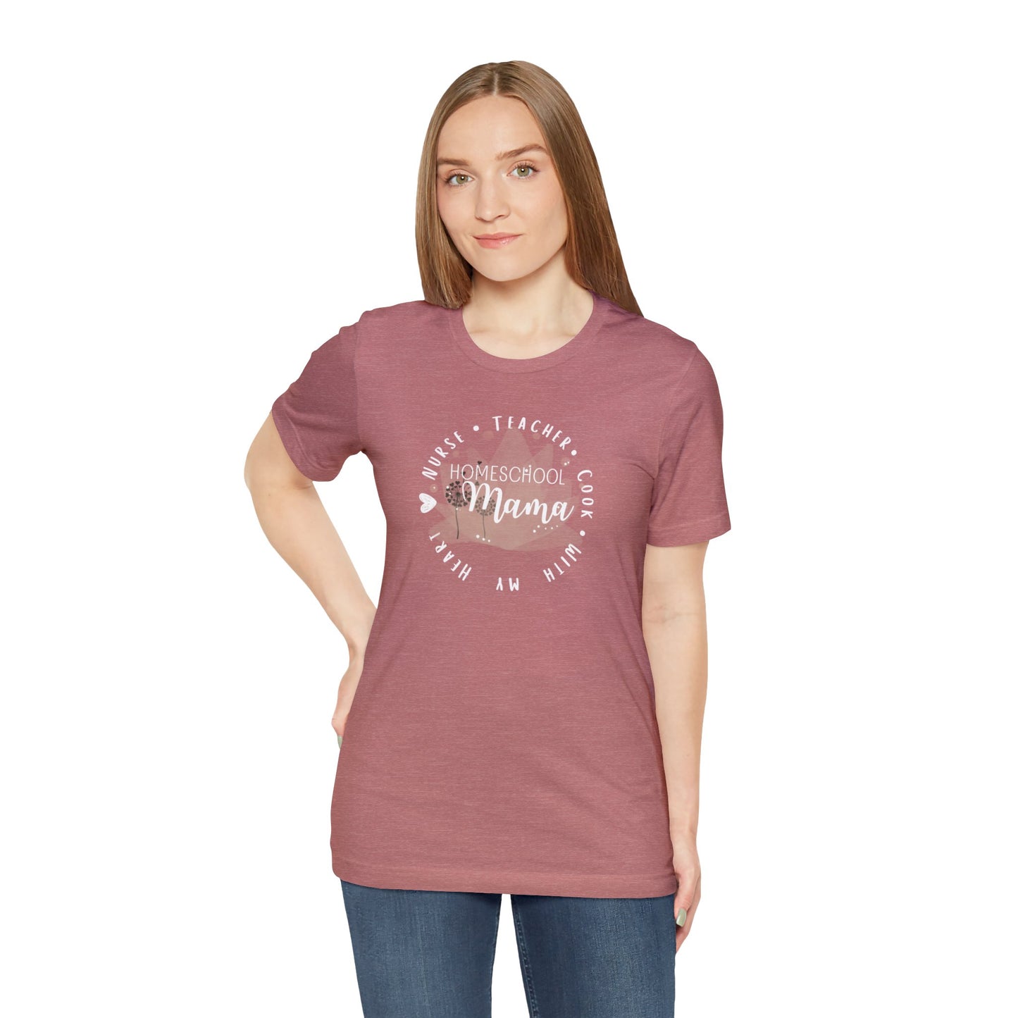 Homeschool Mama Short Sleeve Bella + Canvas Tee