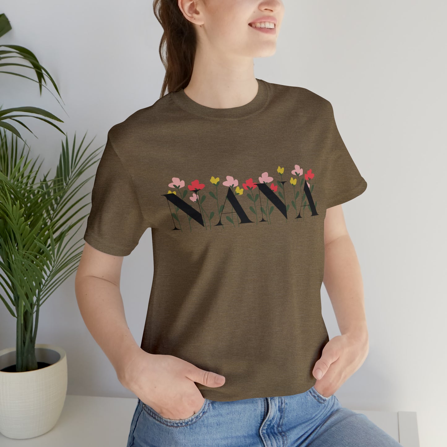Nana floral Short Sleeve Tee