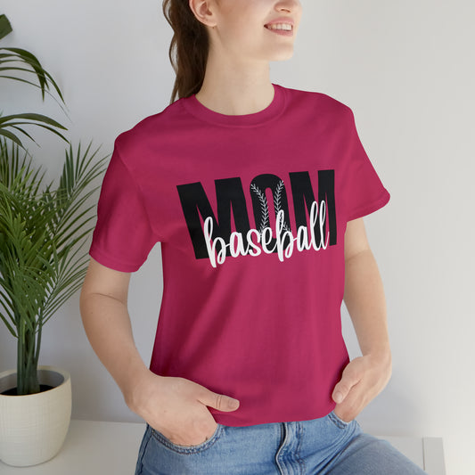 Baseball MOM Short Sleeve Tee