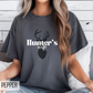 Hunter's Wife Custom Graphic Design Comfort Colors Tee
