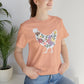 Colorful Floral Chicken Short Sleeve Tee