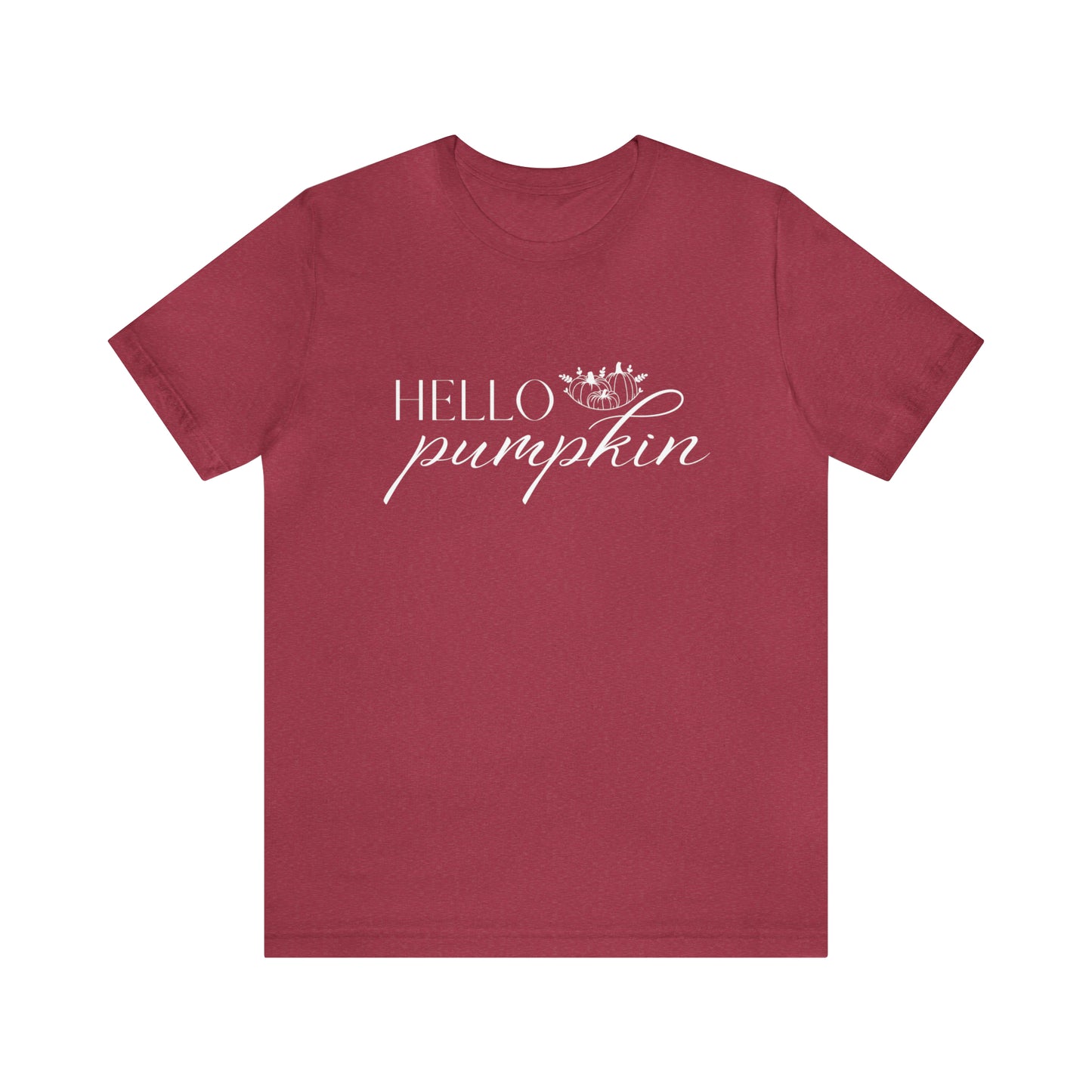Hello Pumpkin Fall Women's Short Sleeve Tee