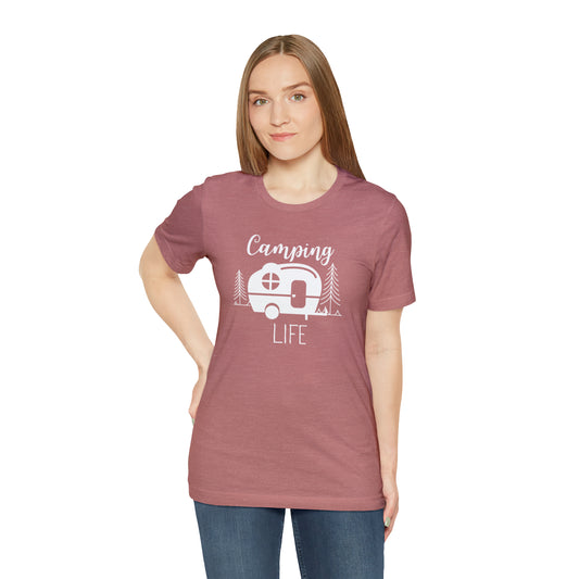 Camping Life Unisex Short Sleeve Tee