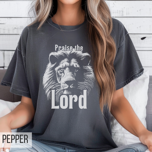 Christian Comfort Colors® Shirt - Praise the Lord Shirt - Women Christian Religious Tee