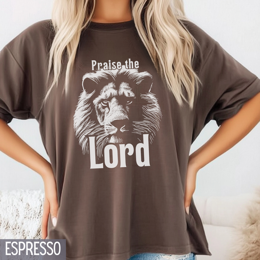 Christian Comfort Colors® Shirt - Praise the Lord Shirt - Women Christian Religious Tee