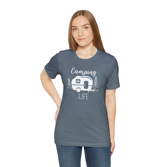 Camping Life Unisex Short Sleeve Tee