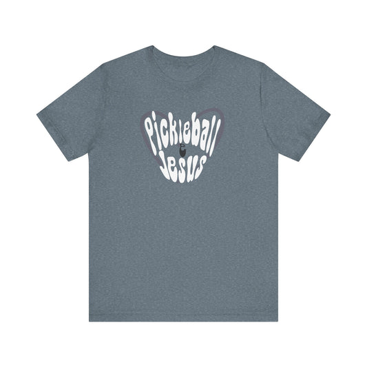 Retro Style Pickleball and Jesus Tee