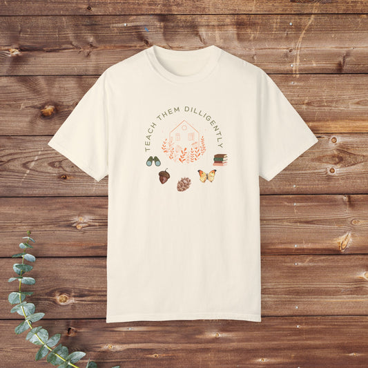 Teach them Diligently Comfort Colors Tee