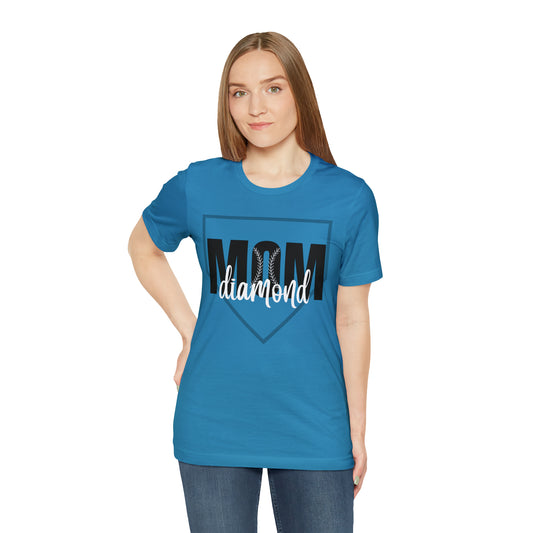 Diamond Mom Short Sleeve Tee