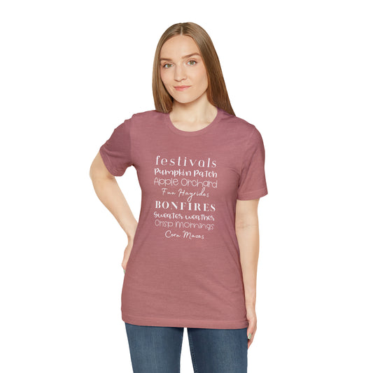 Favorite Fall Things Tee