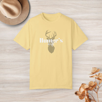 Hunter's Wife Custom Graphic Design Comfort Colors Tee
